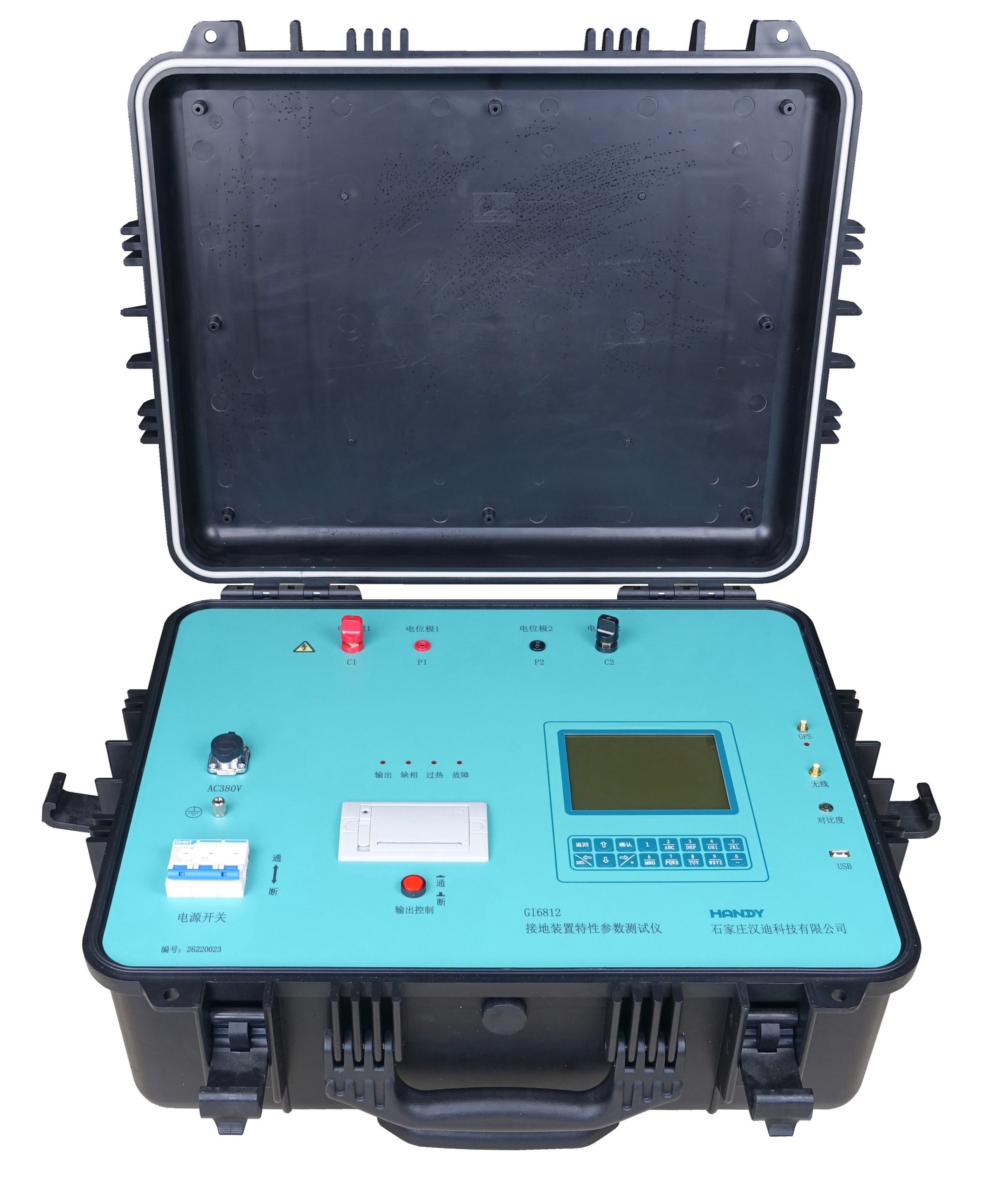 GI6812主机正面 GI6812 Grounding Connection Device Parameters Tester - Image 1