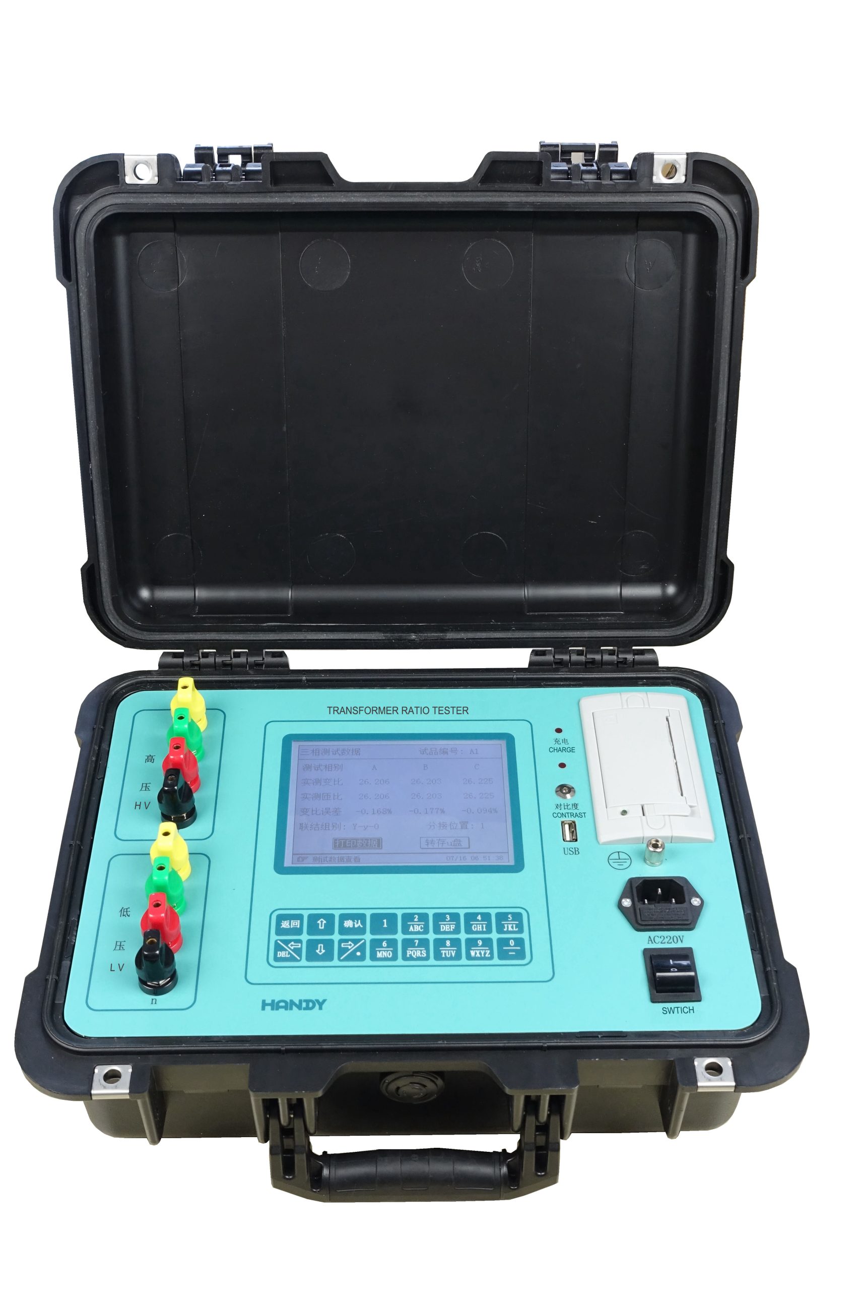 变压器变比测试仪 TRT2206 transformer ratio tester - Image 1