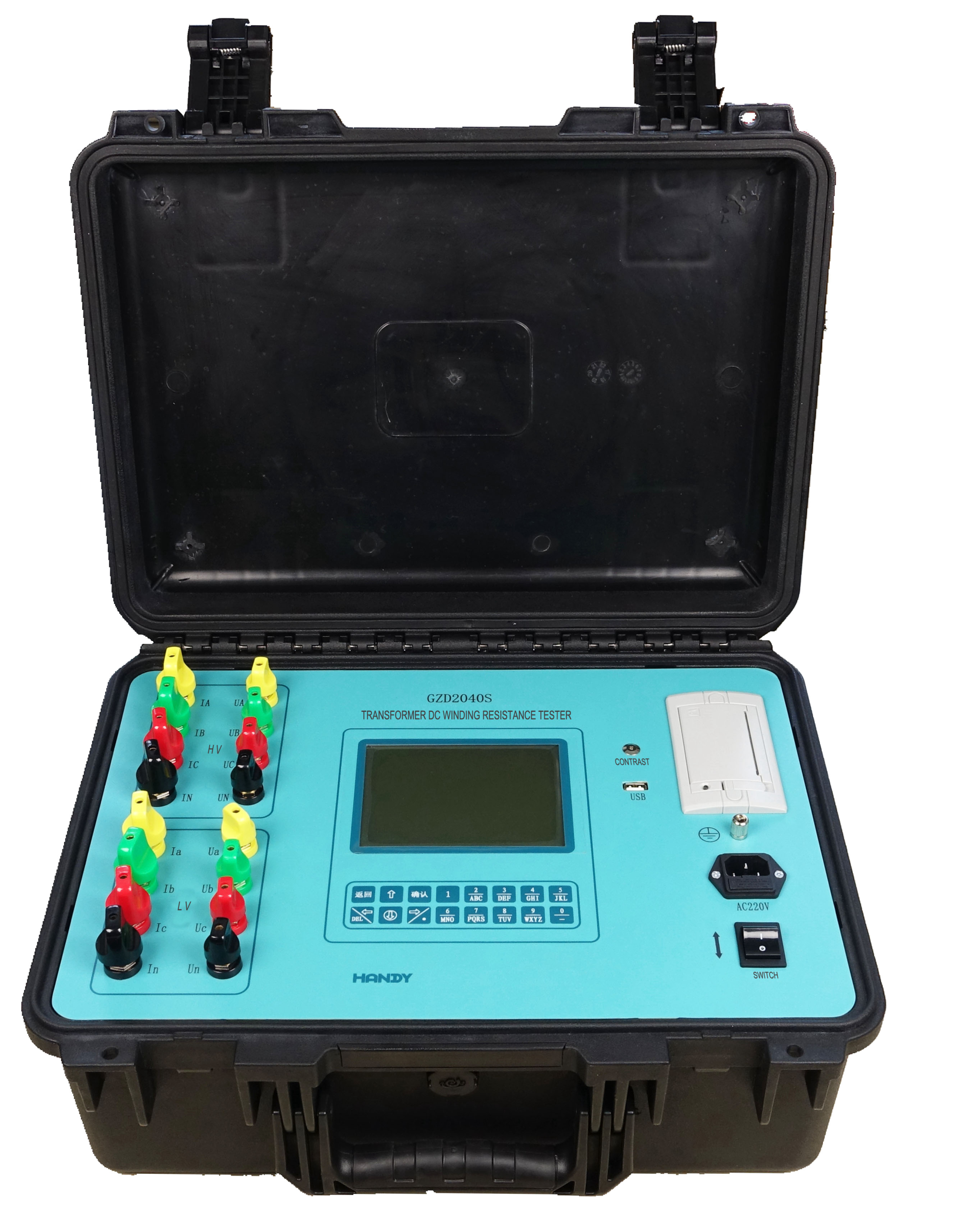 变压器直流电阻测试仪 GZD2040S transformer DC resistance tester - Image 1
